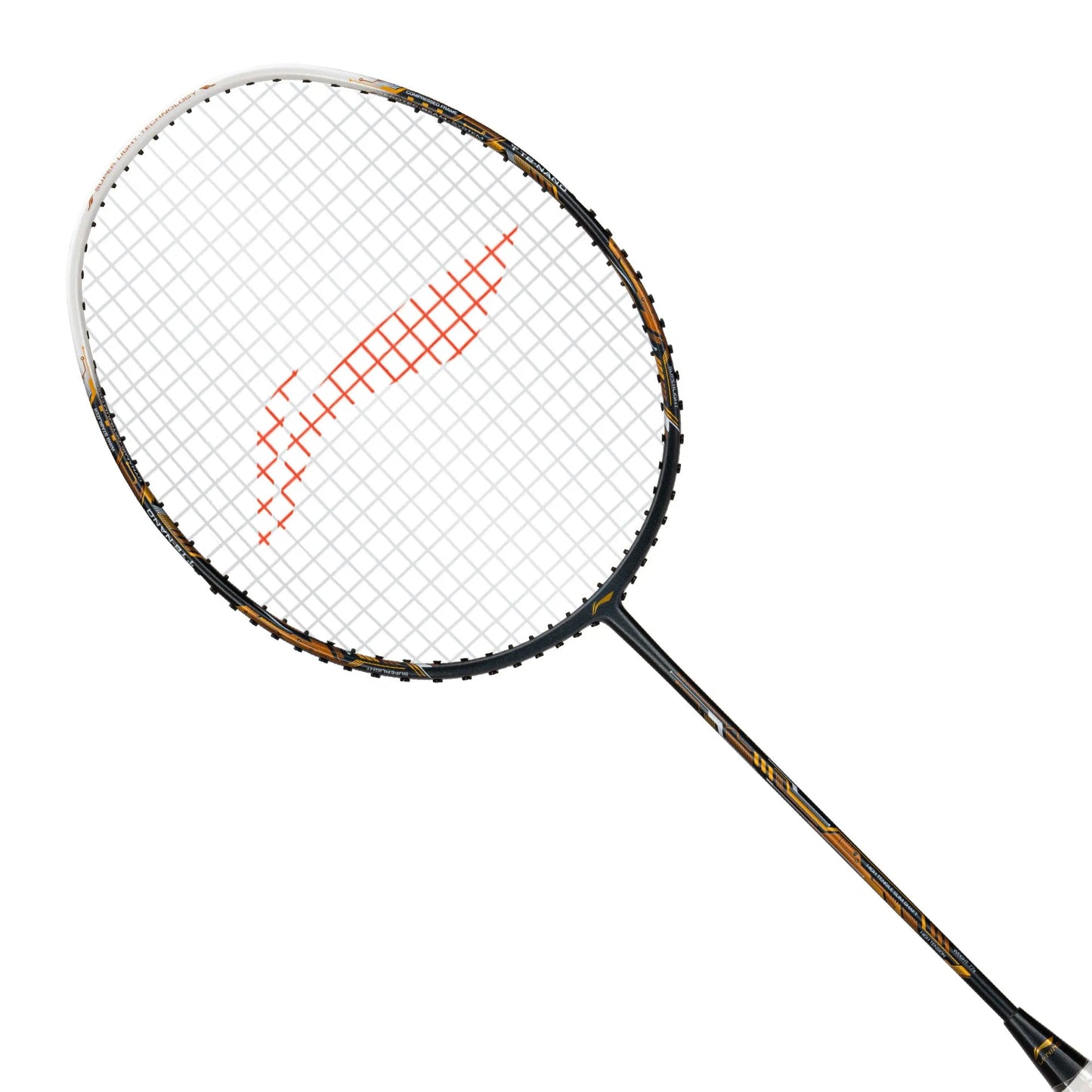 Li-Ning Air Force G3 77 Gram Dark Grey-White-Gold Racket