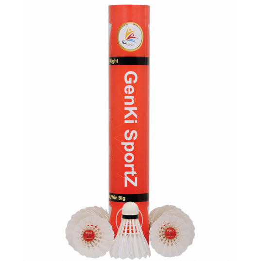 GenKi SportZ Premium Pro Shuttlecocks | Precision, Durability & Performance
