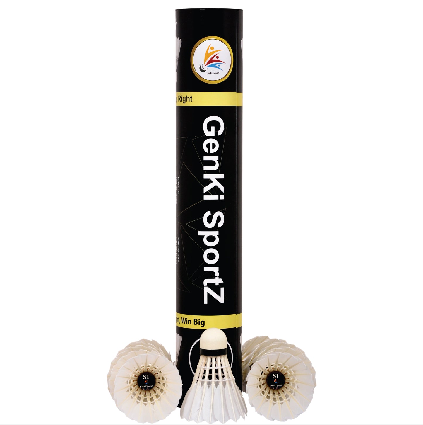 GenKi SportZ Premium Shuttlecocks | Precision, Durability & Performance