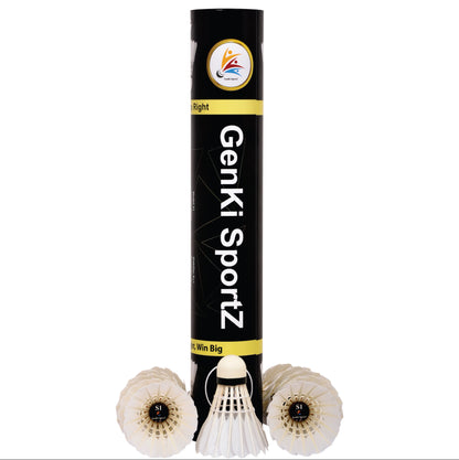 GenKi SportZ Premium Shuttlecocks | Precision, Durability & Performance
