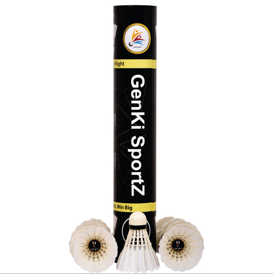 GenKi SportZ Premium Shuttlecocks | Precision, Durability & Performance