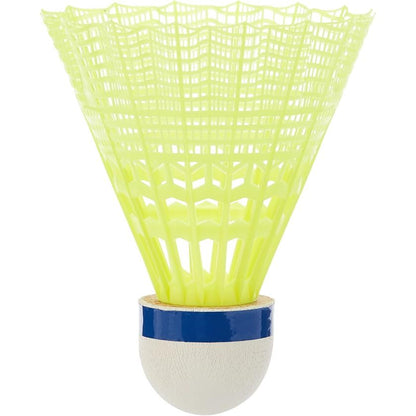 Yonex Mavis 600 Yellow Nylon Shuttlecock-Blue Cap