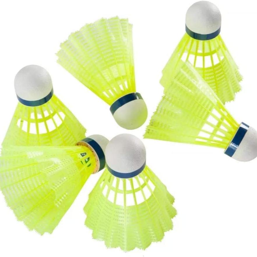 Yonex Mavis 300 Yellow Nylon Shuttlecock-Blue Cap