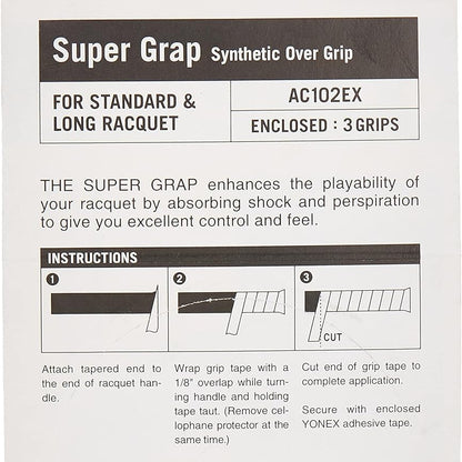 Yonex Super Grip (3 Pack)-Yellow