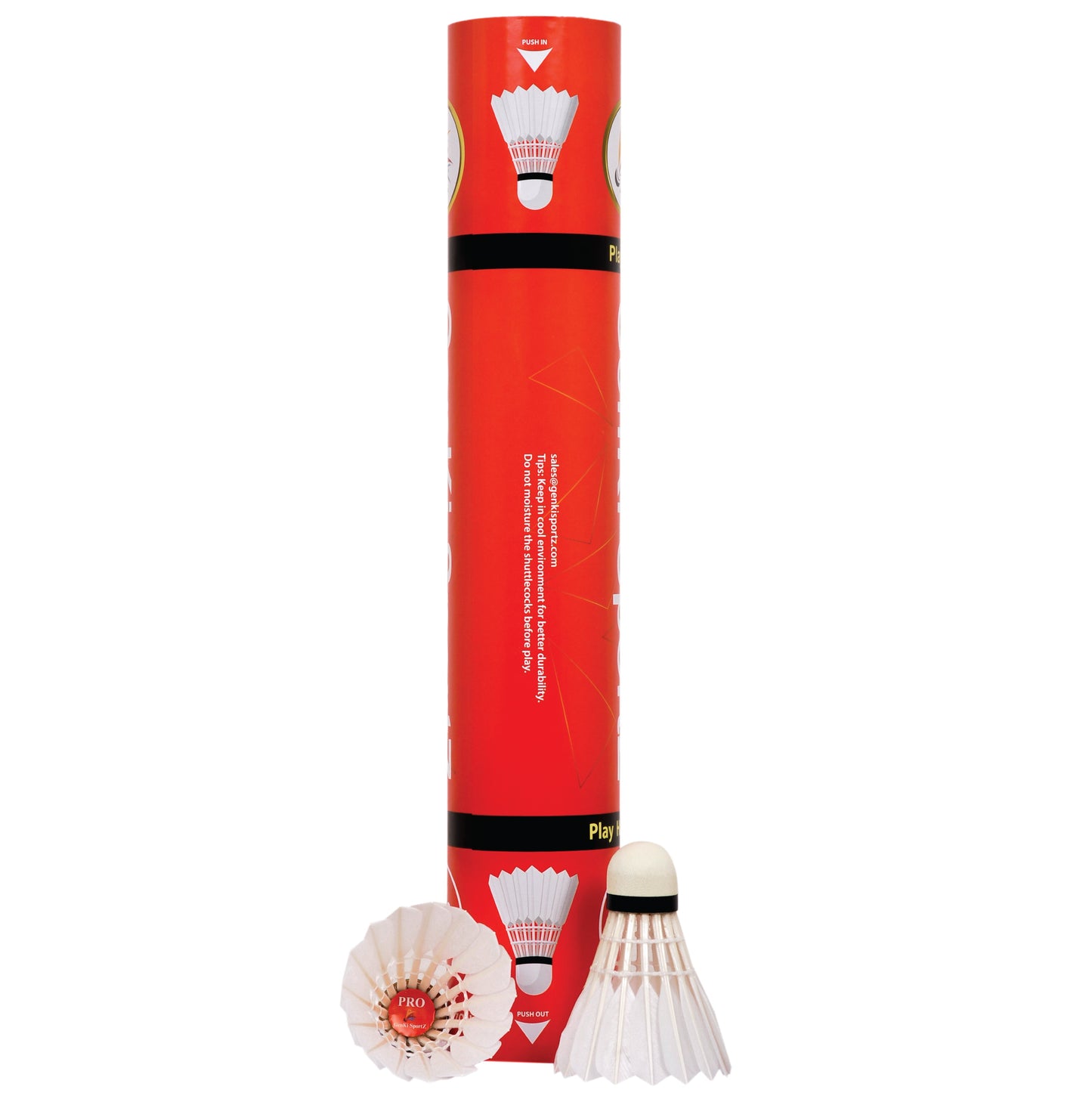 GenKi SportZ Premium Pro Shuttlecocks | Precision, Durability & Performance