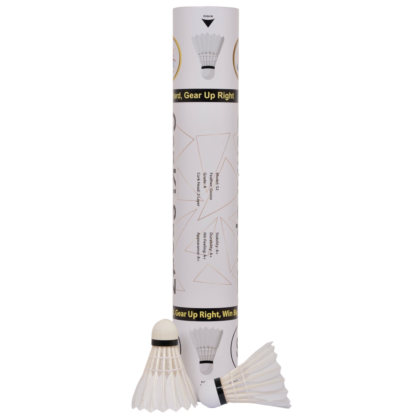 GenKi SportZ Premium White Shuttlecocks | Precision, Durability & Performance