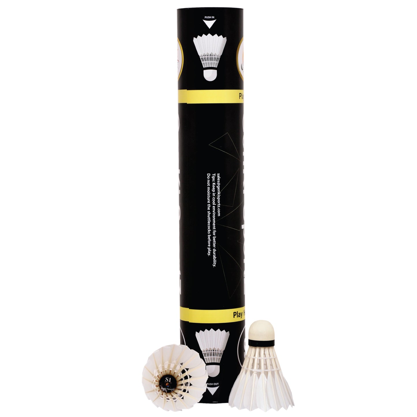 GenKi SportZ Premium Shuttlecocks | Precision, Durability & Performance