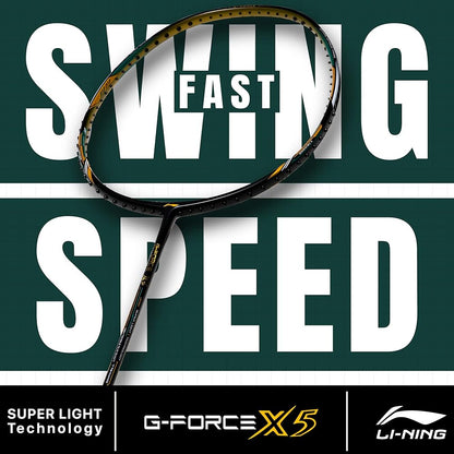 Li-Ning G Force X5 79 Gram Black/Teal/Gold