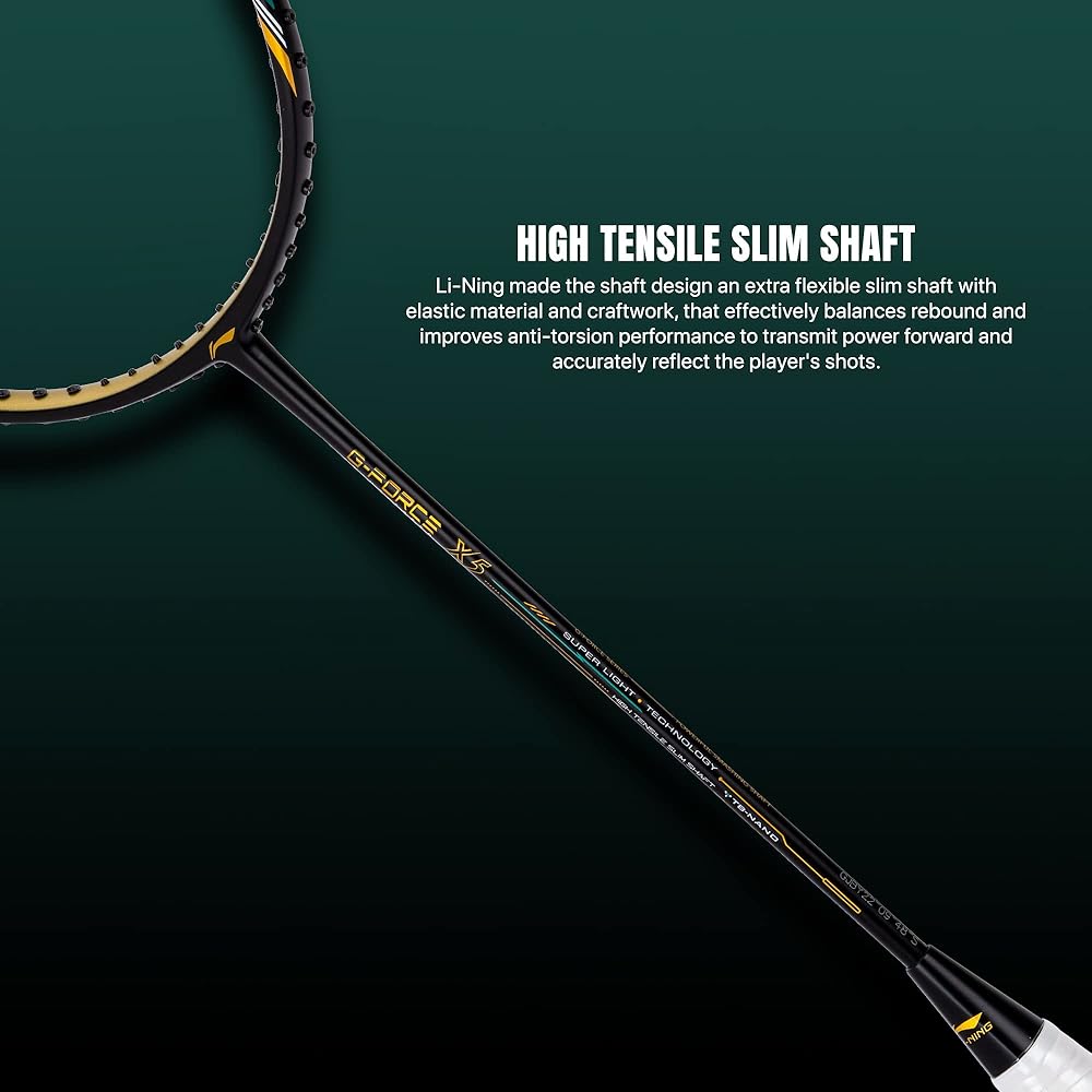 Li-Ning G Force X5 79 Gram Black/Teal/Gold