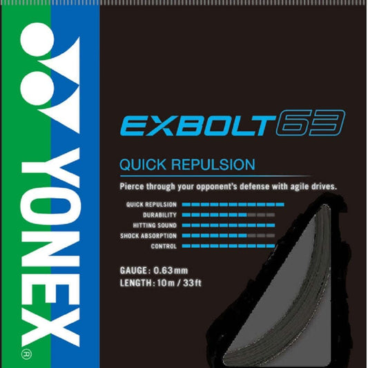 Yonex Exbolt 63 Badminton String (Color Option)
