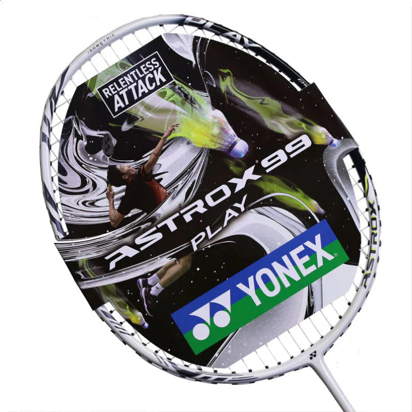 Yonex Astrox 99 Play Badminton Racquet -White Tiger--GenKi SportZ